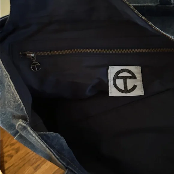 Large Telfar Denim Tote Bag- New With Tags, never used - Picture 6 of 6